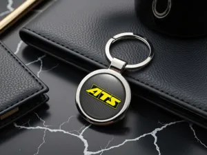 ATS Portachiavi Personalizzato Stile con Foto Bombata